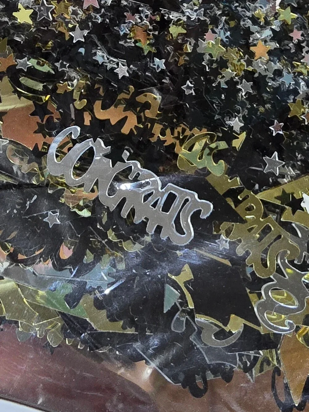 Sparkly Grad Decor